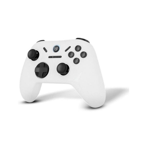 Gamepad Krom Kadoer Bluetooth v5.0 Dual Vibrations Turbo PC Switch Android iOS Hvid hvid