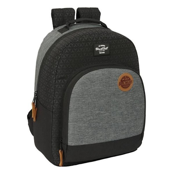 Reppu - BlackFit8 - Vanhan koulun - 42 CM - 1 lokero - Unisex - Harmaa