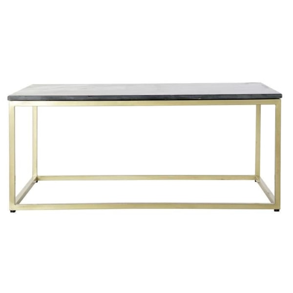 Sofabord - Marmorjern - 100 x 61 x 43 cm - Hvid