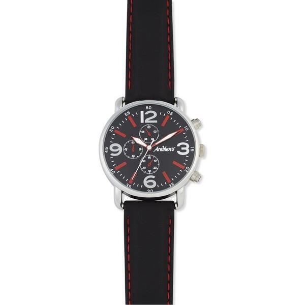 Kello - Arabialaiset - HBA2259N - Kvartsi - 43 mm - Musta - Silikoni Svart