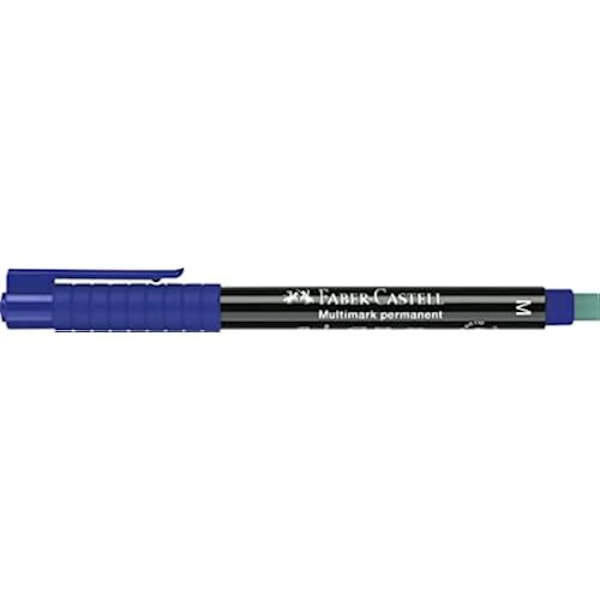 Faber-Castell permanent tusch 152551 Blå 1 (S) - Sort - Plast - 1 mm - 1 stk. Blå