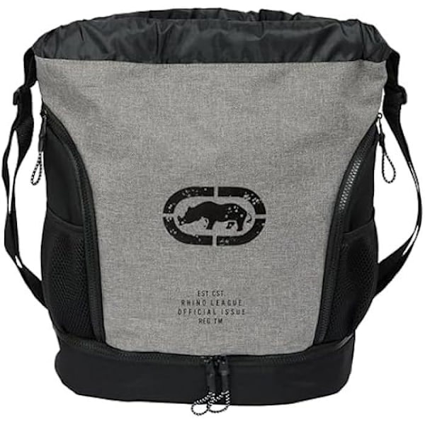 Rygsæk - SAFTA - ECKO UNLTD. RHINO - 34 x 15 x 43 cm - grå/sort - til børn mörkgrå