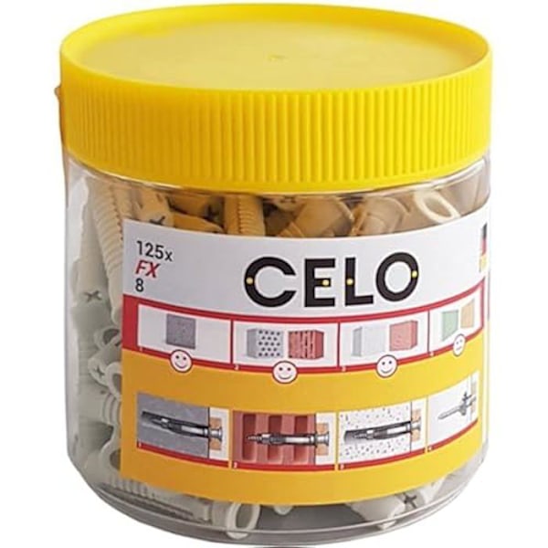 Taco - APOLO - CELO 98EXPFX - Nylon multimateriale - Firedobbelt ekspansion - 125 enheder
