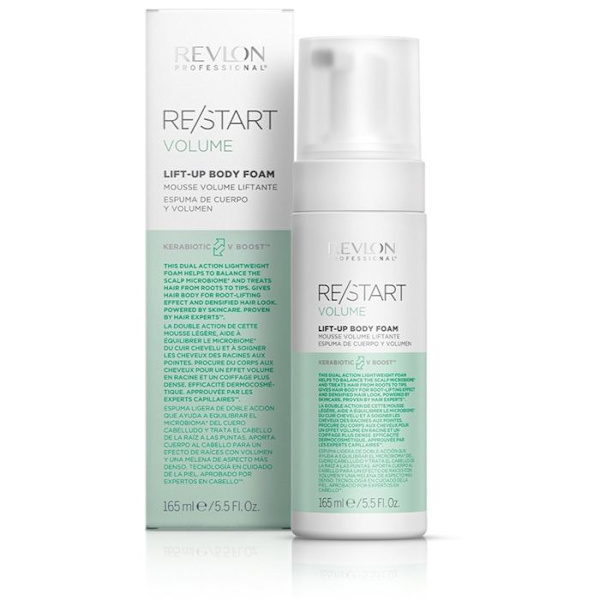 "Mousse Volume - REVLON - Re/Start Volume - KERABIOTIC V BOOST™ - Hydratation - Volume Rødder"