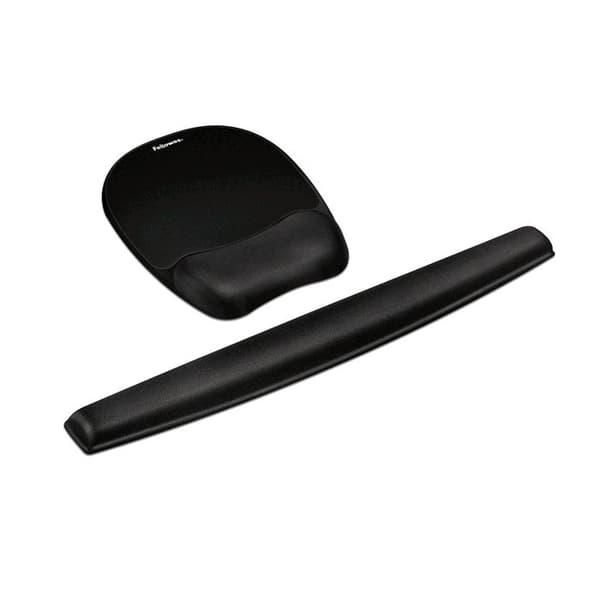 Fellowes Memory Foam musemåtte med håndledsstøtte sort