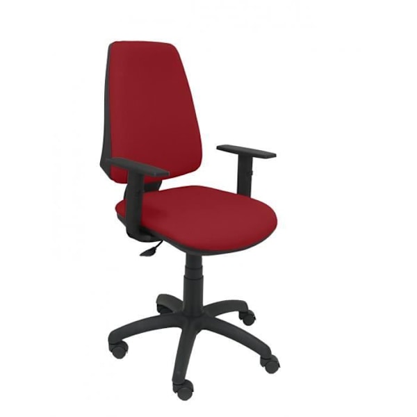 PIQUERAS Y CRESPO ergonomisk kontorsstol - Modell 14CPBALI933B10 - Röd - Justerbar arm ingår