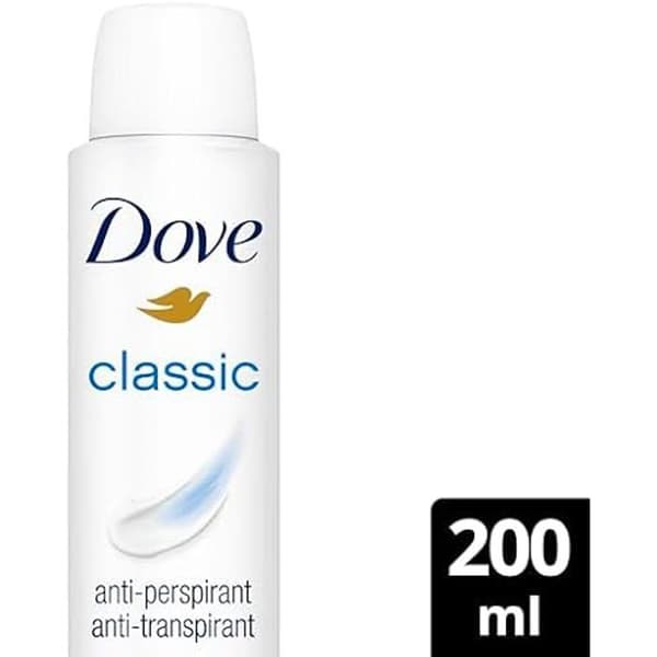 Deodorant - DOVE - ORIGINAL CLASSIC - 200 ml - Alkoholfri - Blandet