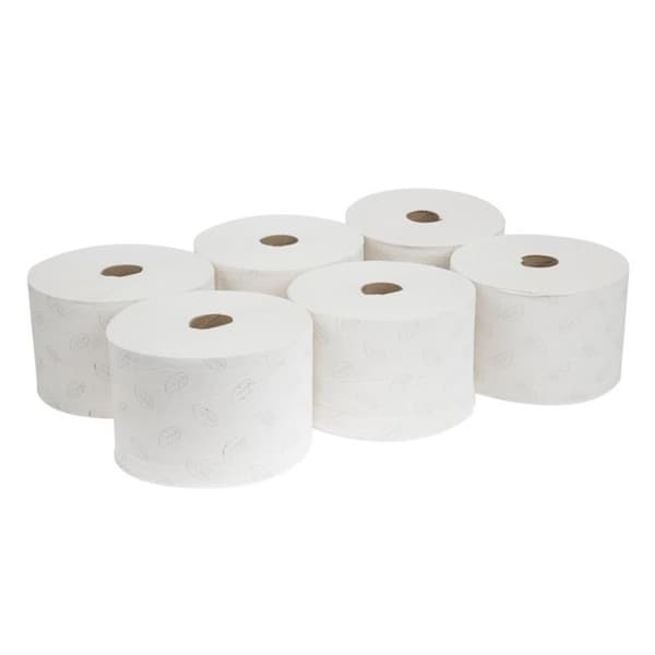 Centralt matad toalettpapper - TORK - Smart One - Blad-för-blad distribution - 1150 blad - Förpackning 6 Vit