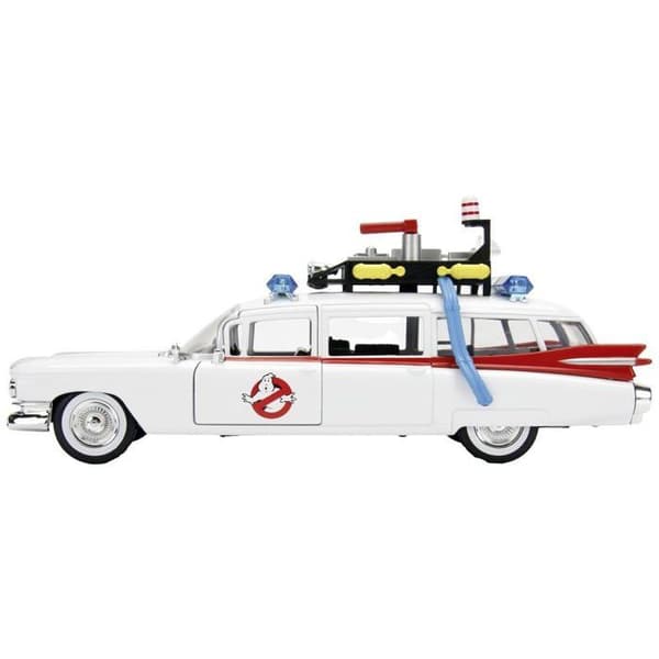 GHOSTBUSTERS Figur - ECTO-1 - 1:24 - Hvid, sort og rød - Blandet - Barn Hvid, sort og rød