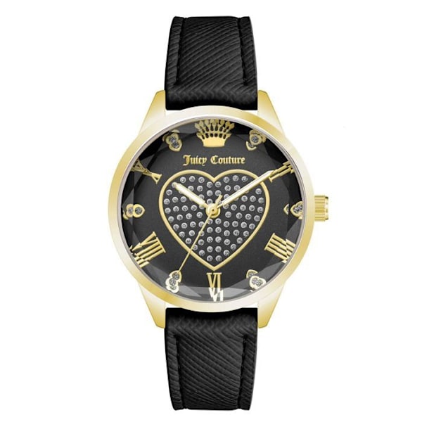 Kello - Juicy Couture - JC1300GPBK - Nahka - Kvarssi - 35 MM svart/svart