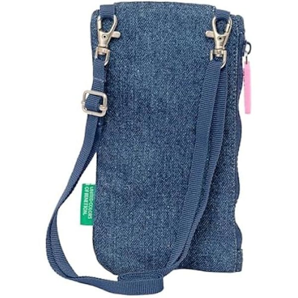 Benetton Denim Standard -kukkaro - Mukava ja monipuolinen - Laatu ja kestävyys - 19 x 10 cm Jeans
