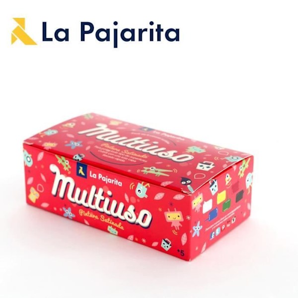 La Pajarita vandbaseret satinfarvesæt (6x35m