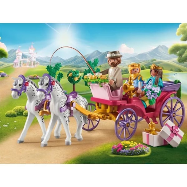 PLAYMOBIL 71846 Kuninkaallinen vaunu ja vaununkuljettaja Flerfärgad