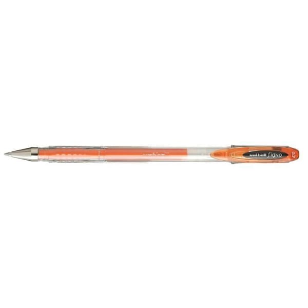 Signo UM120 Gel Ink Rollerball - UNIBALL - Keskikokoinen kärki - Oranssi Orange