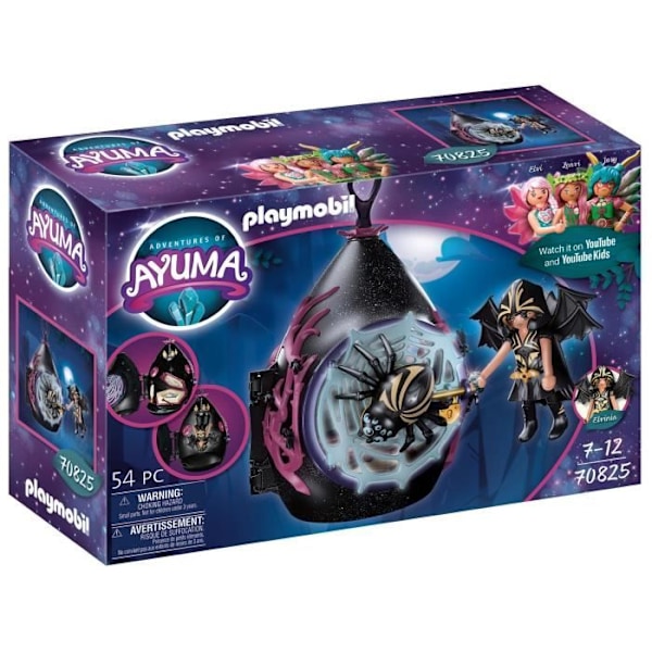 PLAYMOBIL Ayuma Bat Fairies Playhouse - Leikkimökki hahmoineen ja tarvikkeineen Flerfärgad