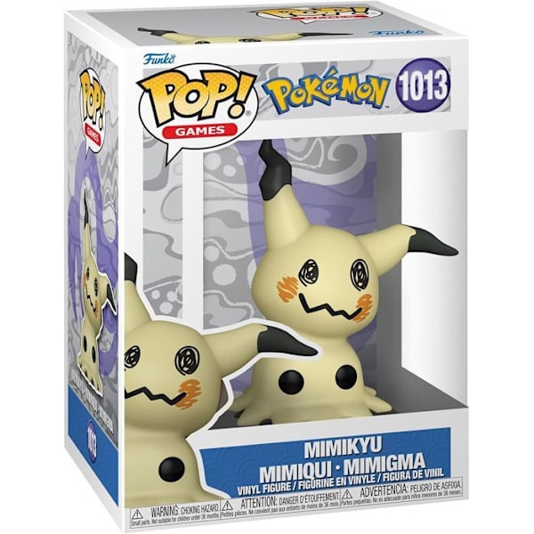 Figurine - Funko - Mimikyu - Gul - 2 års garanti - Pokémon Flerfärgad