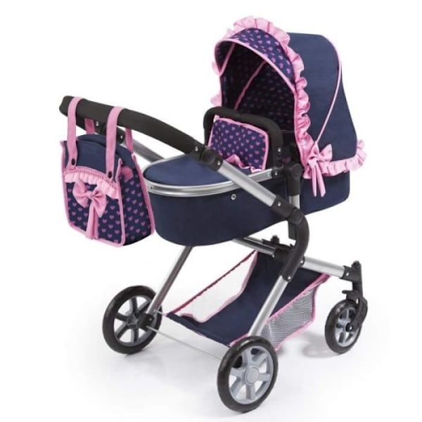 REIG - Bebe-Paseo Urban Neo Blue Doll Pram, - REA18501 Blå