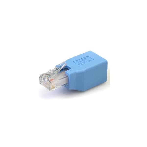 Adapter Rollover Console - STARTECH - RJ45 Ethernet - 1 x RJ-45 Hun - 1 x RJ-45 Han - Blå