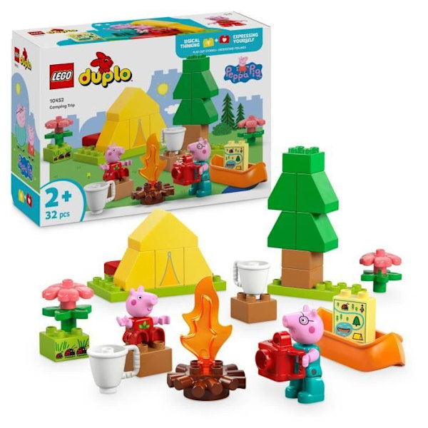 LEGO DUPLO Peppa Pig 10452 Campingsemestern - Byggset för barn från 2 år Flerfärgad