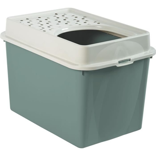 Toaletthus TOP 50l - Vattengrön (Återvunnen PP) - 57,2 x 39,3 x 40,4 cm vatten grönt
