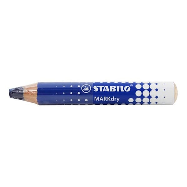 Krita markör - STABILO - MARKdry - Blå - Utplånbar - Opaqu - Blandad Blå