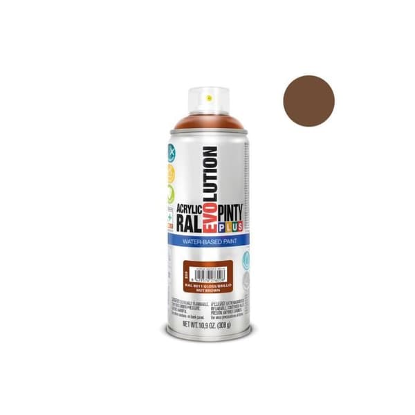 Sprayfärg - GENERISK - Pintyplus Evolution - 520cc - Nötnöt - Vattenbaserad Brun Noisette
