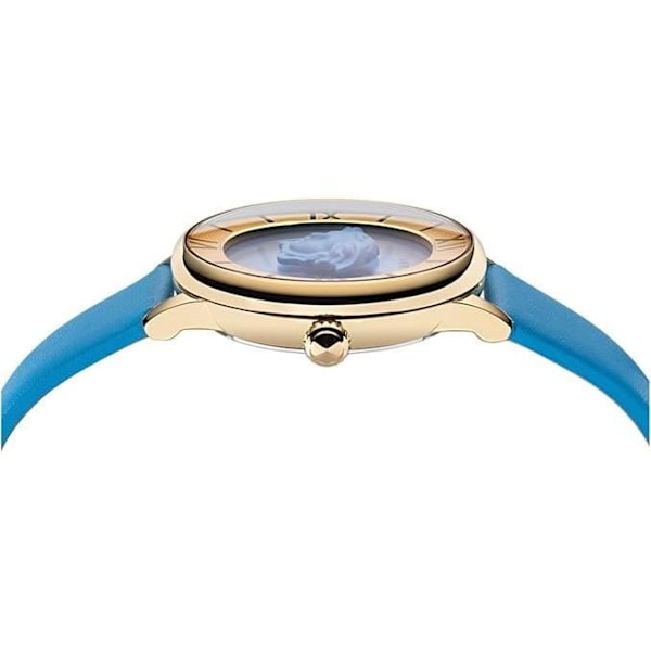 Ur - VERSACE - La Medusa VE2R00622 - Kvarts - Turquoise Læder - 38 mm Rustfrit stål Turkos
