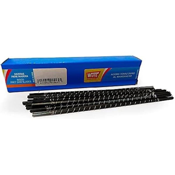 Tømrer - Sierra - Flat PQ 144 N4 - 13 cm - Træ - Buer og børster Svart