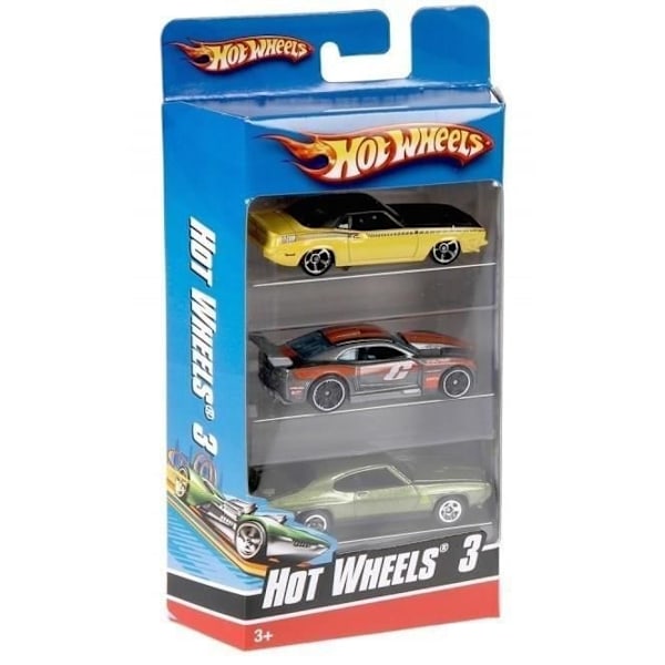 Hot Wheels - Set med 3 fordon - Små bilar - från 3 år och uppåt - Hot Wheels - K5904 -
