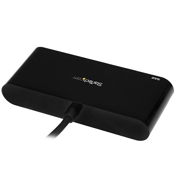USB-C til Gigabit Ethernet-adapter - STARTECH - USB 3.0 Hub - 3 USB-A porte - Power Delivery 2.0 - Sort