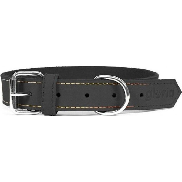 Halskæde - GLORIA - Nubuck - Sort - Justerbar - D-ring Svart
