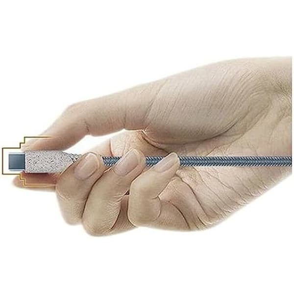 Datastrømskabel - KSIX - USB C - 1M - Sort - Kompatibel med flere enheder
