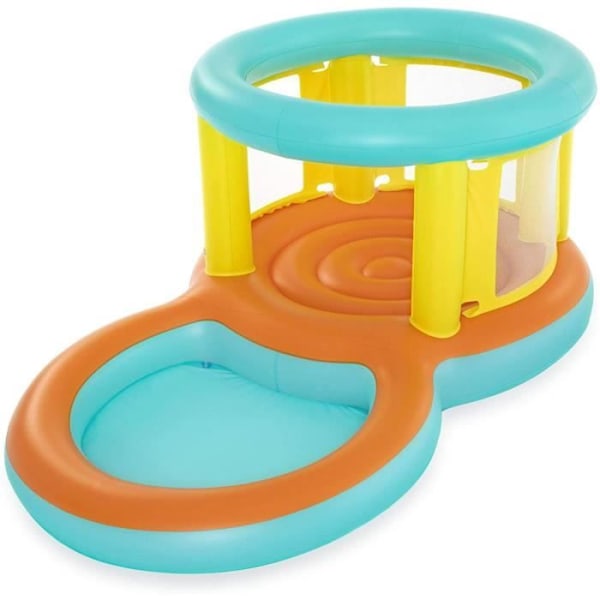 Bestway 52385 puhallettava uima-allas ja sukellusareena, 2,39 m x 1,42 m x 1,02 m Flerfärgad