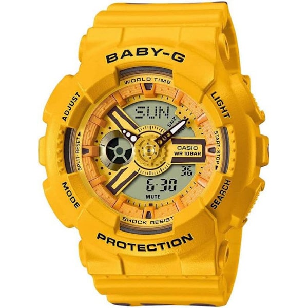Casio Ur - Dame - BA-110XSLC-9AER - Brun plastik - 42 mm - 10 bar kastanj