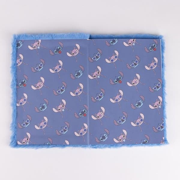 Disney Stitch Fur -muistikirja Blå