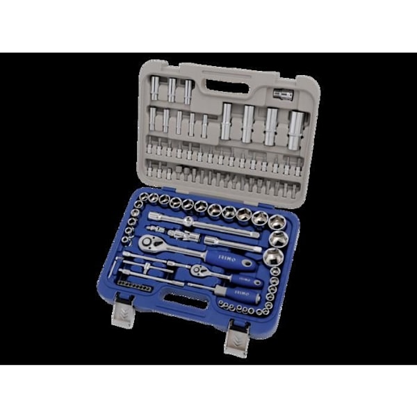 Coffert med hylsor 1/4-1/2 101 delar 129-101-4 Irimo