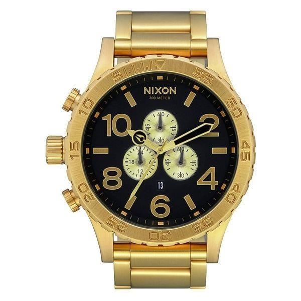NIXON Herre Chronograf Quartz Ur med Rem i Rustfrit Stål - A083-510-00