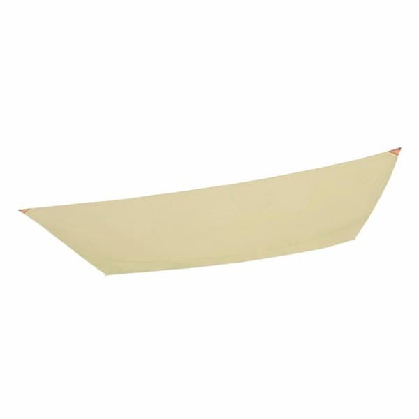 Rektangulær skyggedug - AKTIVE - Creme - Vandafvisende - Polyester - 200x0,5x300 cm - 6 enheder Fløde