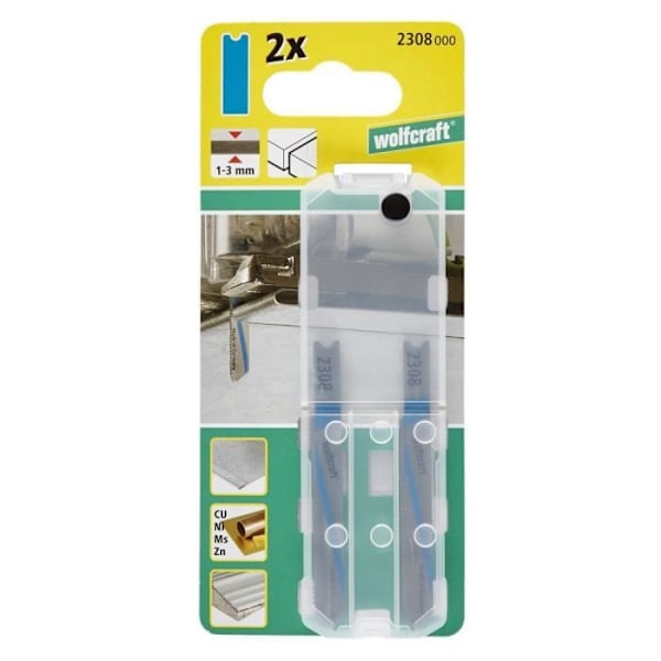 WOLFCRAFT 2-pack savelsagblad B & D HSS - 5,2 cm