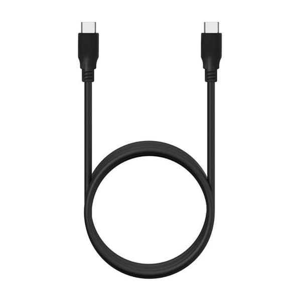 USB-C 3.2 Gen2x2-kabel - AISENS - 20 Gbps - 8K@30Hz - 5A 100W - E-Marker - 0,6 m - Sort - Han til han