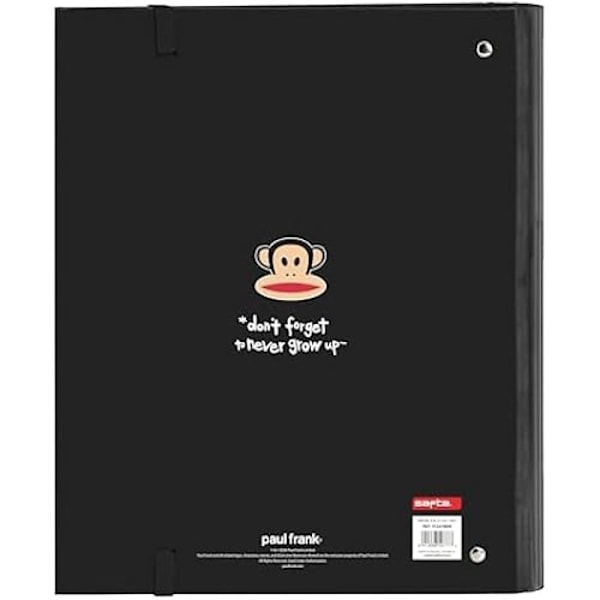 Safta Paul Frank Join The Fun 4 ringbind 35 cm med 100 A4-ark, ideel til børn i forskellige aldre, behageligt