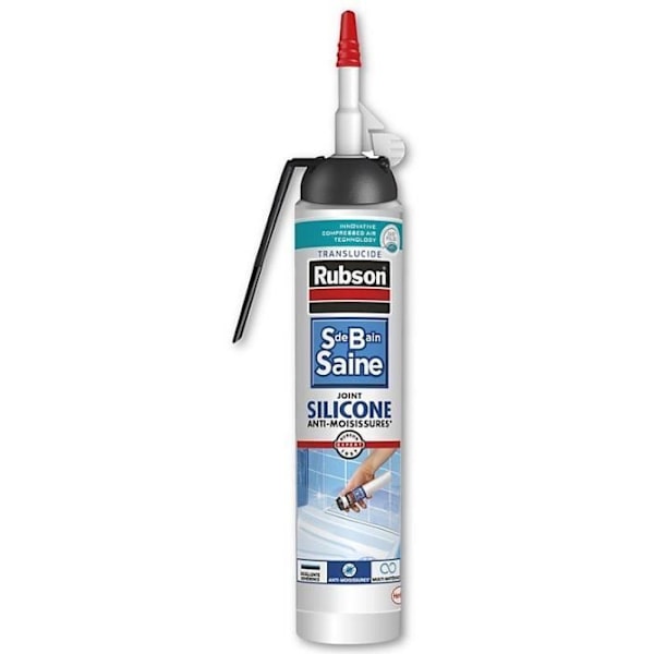 Silikonplattor RUBSON transparent, 200 ml Tätningsmedel utan pistol sdbs transparent
