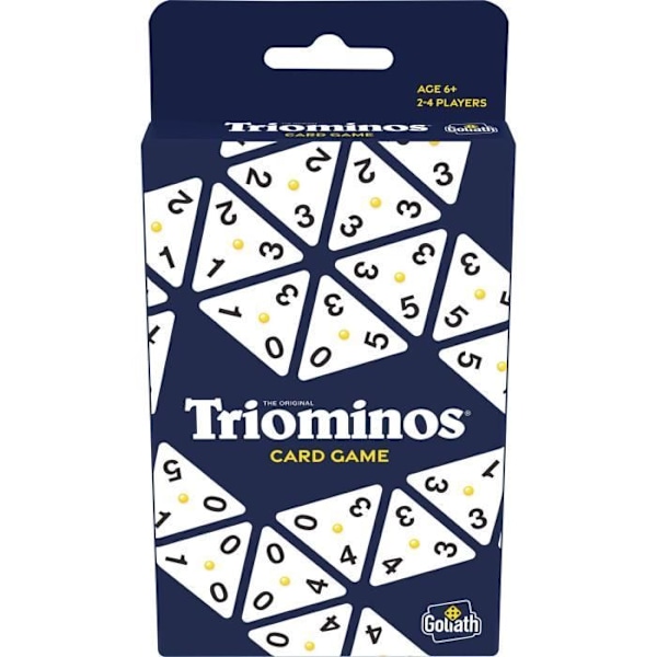 Triominos Korthæf - Brætspil - GOLIATH - Fra 6 år Transparent