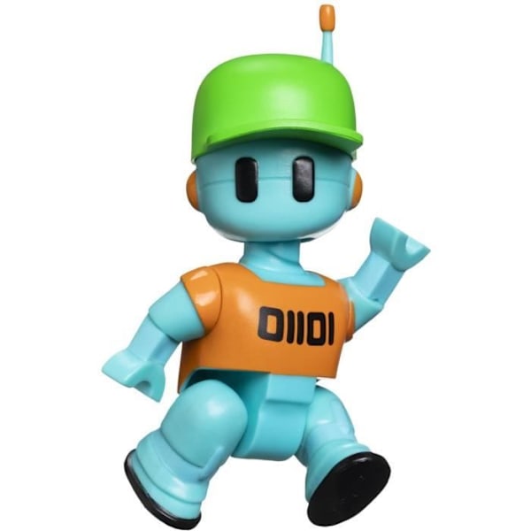 Nivellyhdyttävä hahmo - BANDAI - Stumble Guys - Robot Guy - 11 cm - Tarrat mukana