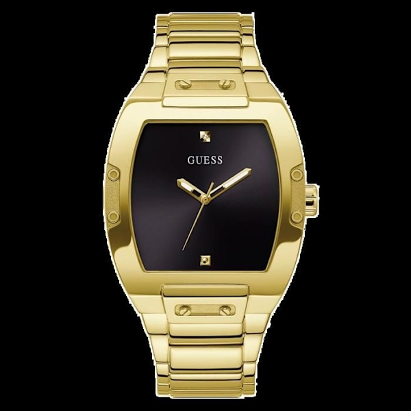 Klocka - Guess - Phoenix GW0387G2 - Kvarts - Analog - Guld rostfritt stål Svart guld