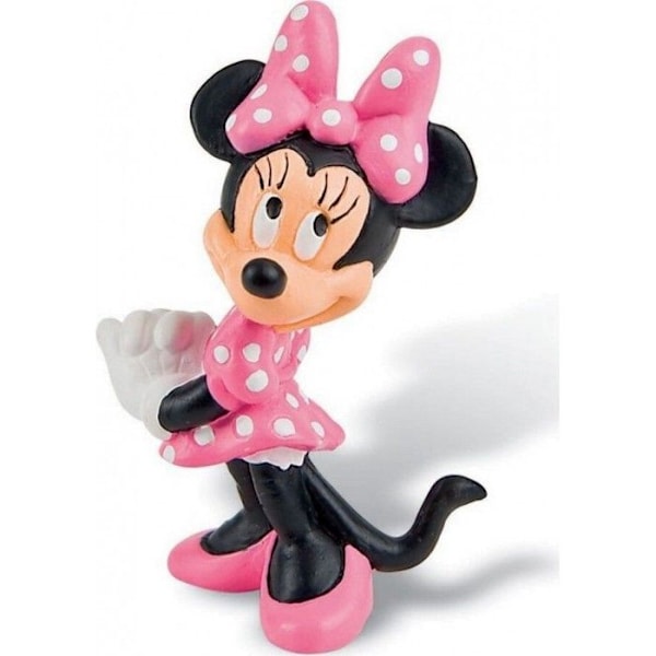 Disney figur - Minnie Classic - Bullyland 15349 rosa och svart