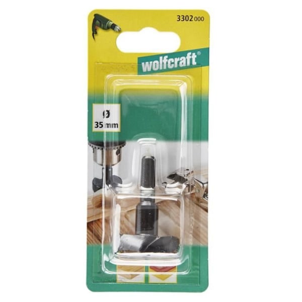 WOLFCRAFT - 1 Forsænket træskærer L53 Ø35 mm