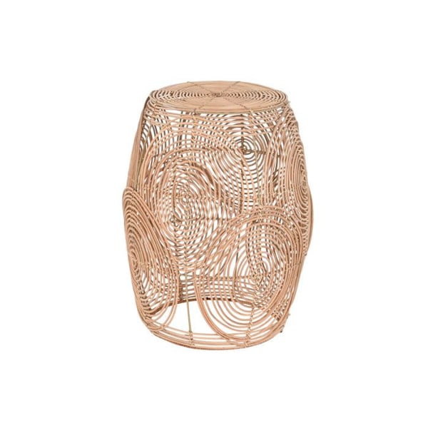 Rottinkinen sivupöytä DKD Home Decor ljusbrun