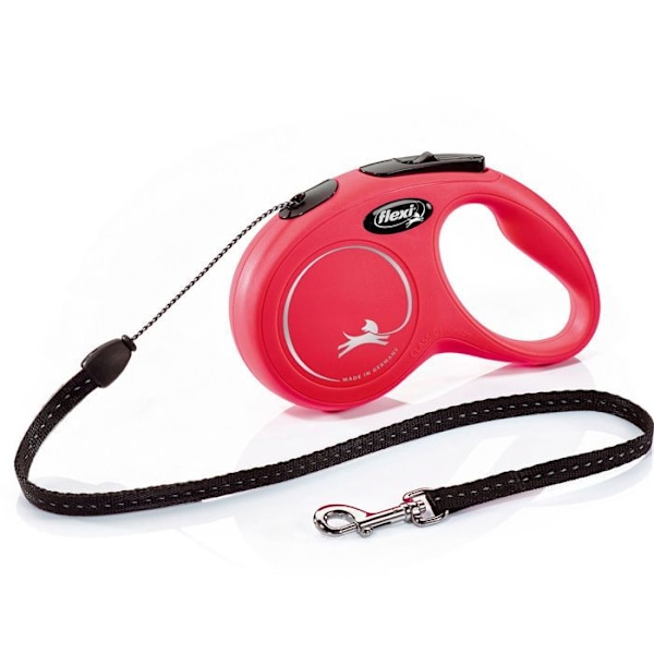 Talutin Uusi Classic S johto 5 m punainen Flexi CL10C5-251-R-20