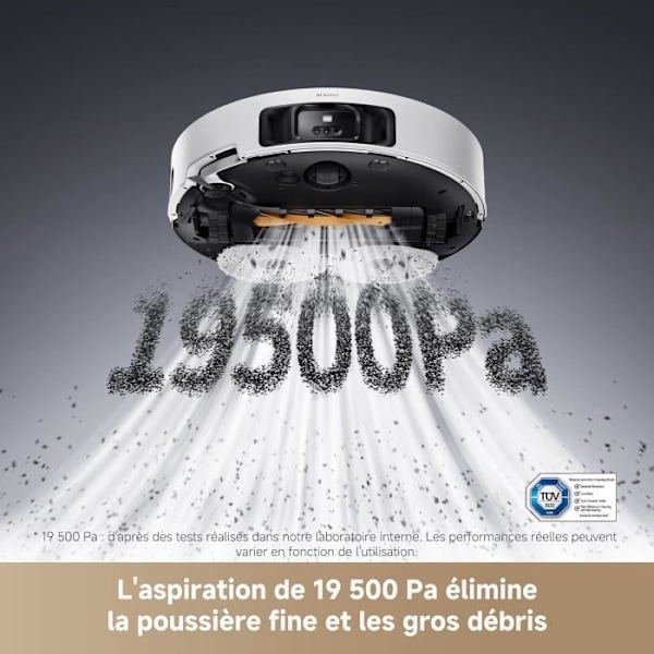 DREAME L50 Pro Ultra Robotdammsugare och Mopp med Automatisk Tömning och Automatisk Moppning Vit